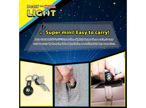 Brook Pocket Auto Catch Light White For Pokemon GO 