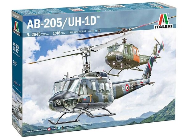 AB-205 / UH-1D SAR Italeri 1:48 Byggesæt 