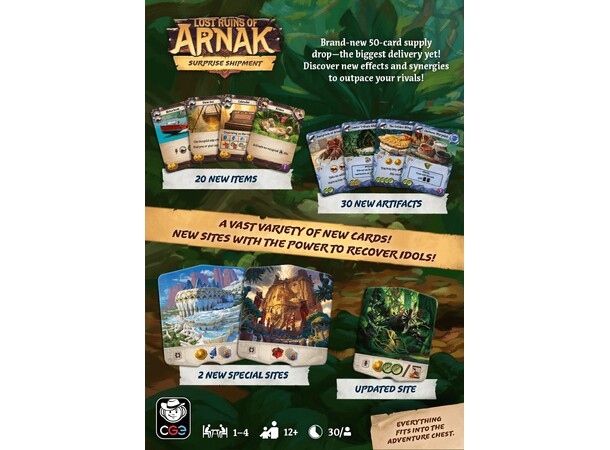 Lost Ruins of Arnak Surprise Shipment Udvidelse til Lost Ruins of Arnak 