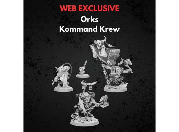 Orks Armageddon Kommand Krew Warhammer 40K 