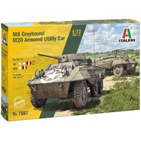 M8 Greyhound / M20 Armored Card Italeri 1:72 Byggesæt