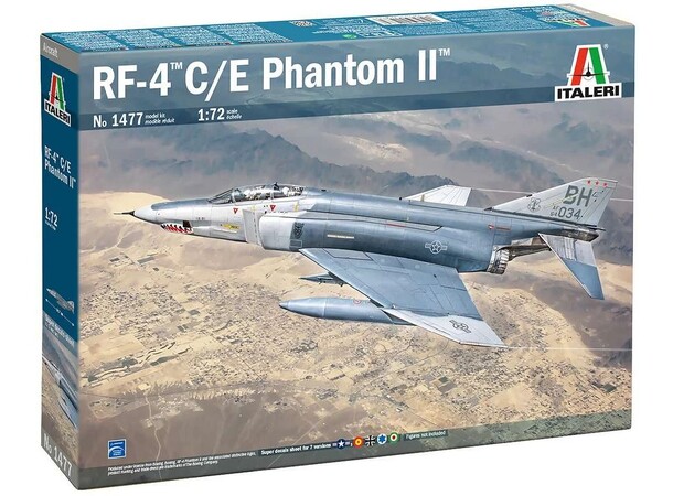 RF-4 C/E Phantom II Italeri 1:72 Byggesæt 
