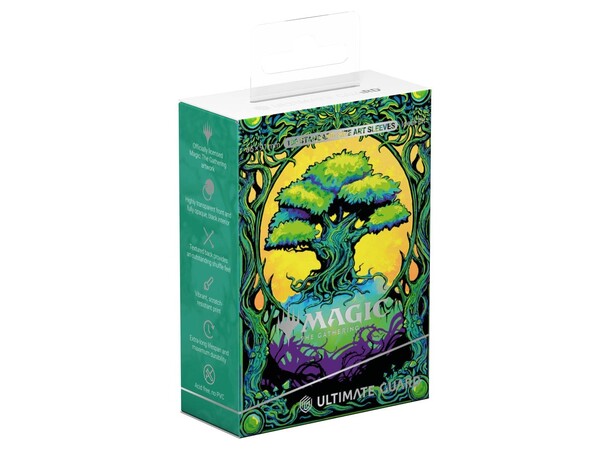 Magic Art Sleeves Mana Token Forest Ultimate Guard 
