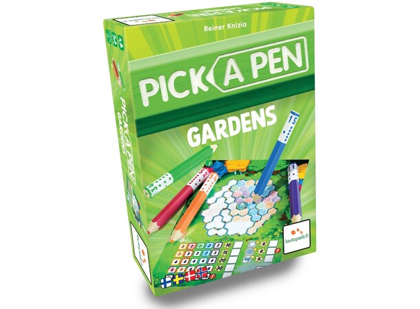 Pick a Pen Gardens Brætspil Dansk udgave 