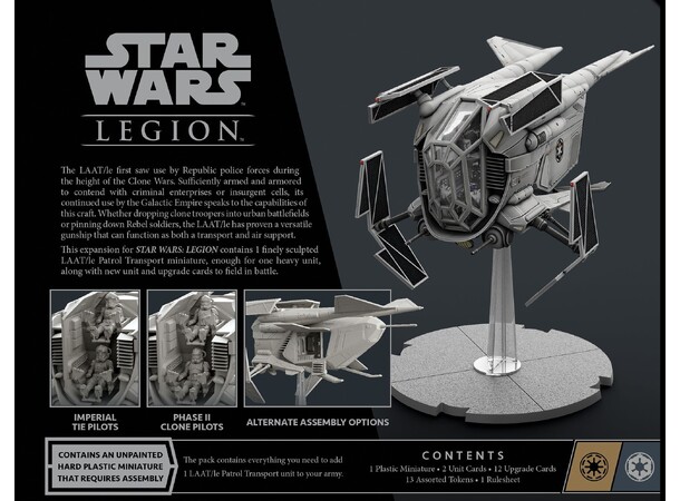Star Wars Legion LAAT/le Patrol 