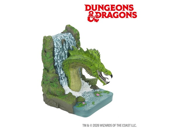 D&D Bogstøtte Green Dragon 18cm Dungeons & Dragons 