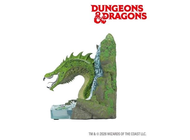 D&D Bogstøtte Green Dragon 18cm Dungeons & Dragons 