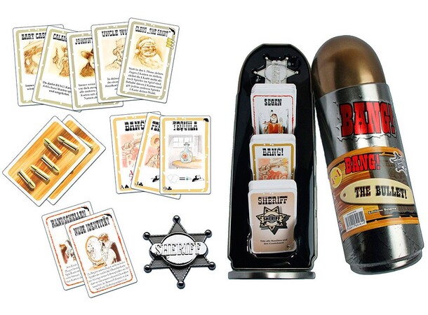 Bang! The Bullet Special Ed Kortspil Grundspil + 3 Udvidelser + ekstra kort 