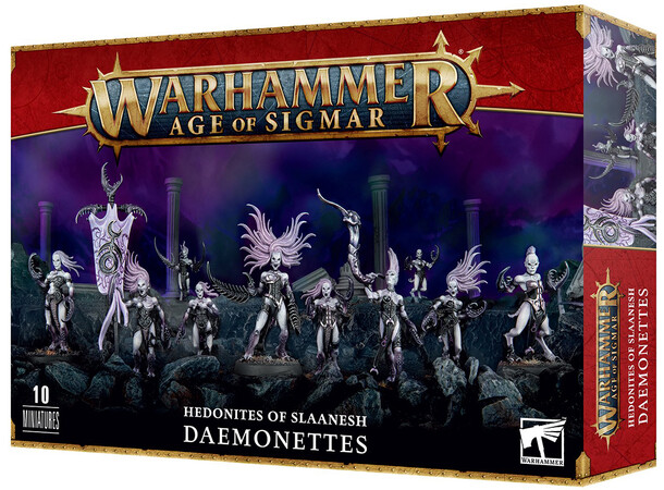 Hedonitter af Slaanesh Daemonetter Warhammer Age of Sigmar 