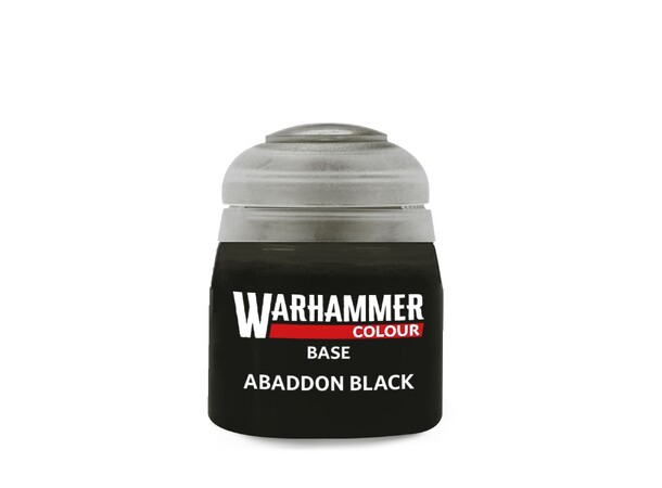 Warhammer Colour Base Abaddon Black Tidligere Citadel Colour 