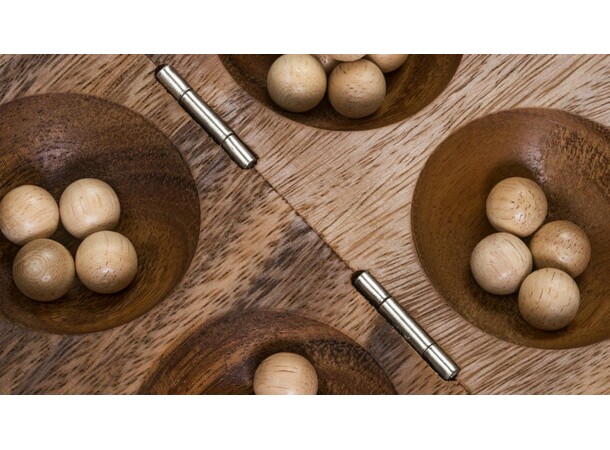 Kalaha / Mancala Brætspil Det klassiske kuglespil! 