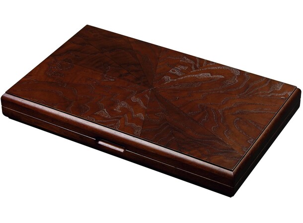 Backgammon Stor luksusudgave i træ 60 cm 49 x 60 cm 