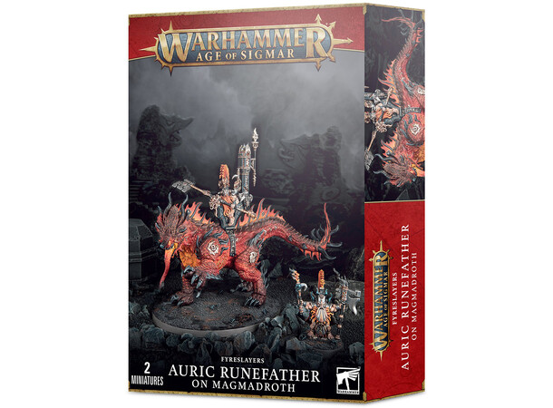 Fyreslayers Auric Runefather Magmadroth Warhammer Age of Sigmar 