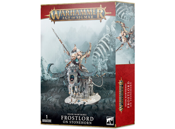 Ogor Mawtribes Frostlord on Stonehorn Warhammer Age of Sigmar 
