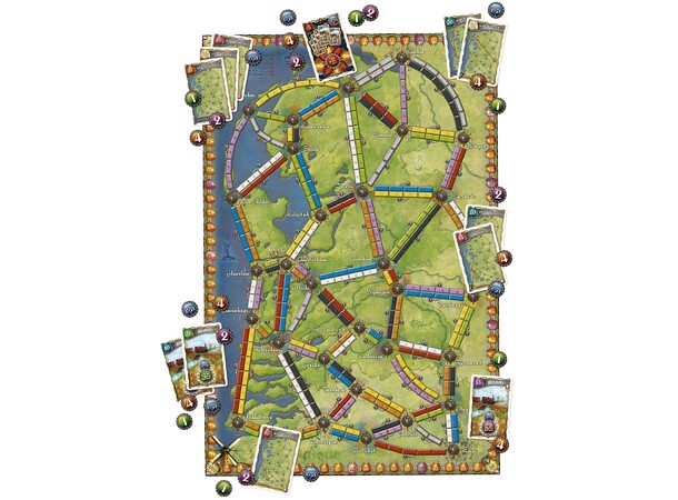 Ticket to Ride Map Coll 4 Holland Map Collection Volume 4 