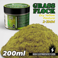 Static Grass Dry Yellow 2-3 mm 200 ml Green Stuff World