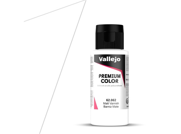 Vallejo Premium Varnish Matt 60 ml Premium Airbrush Color - Klarlak 