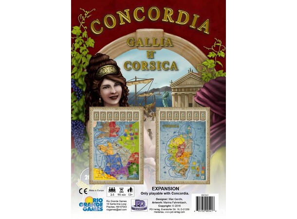 Concordia Gallia/Corsica Expansion Ekspansion til Concordia 