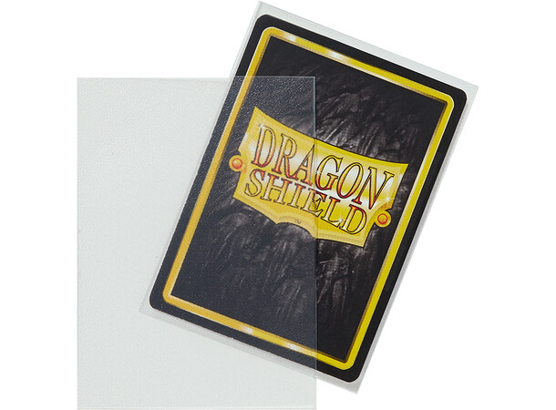 Sleeves Matte Clear x100 - 63x88 m/æske Dragon Shield kortbeskyttelse m/ deckbox 