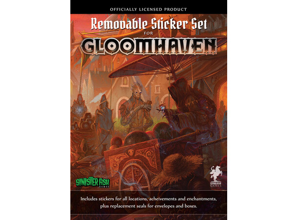 Gloomhaven 2nd Ed Removalbe Sticker Set Second Edition 