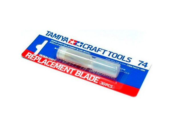 Knivblad Replacement Blade - 30 stk til Tamiya Design Knife 