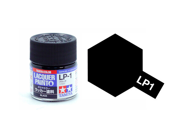 Lakmaling LP-1 Sort Tamiya 82101 - 10 ml 
