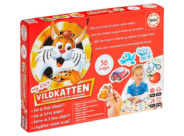 My First Vildkatten Brætspil Dansk udgave 