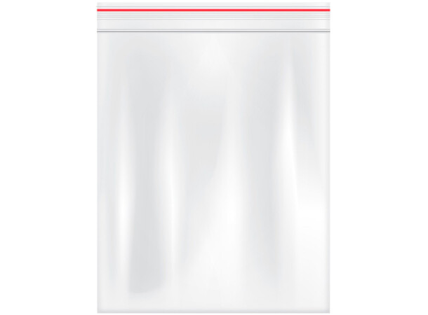 Plastpose med lynlås 12x18 cm - 100 stk Ziplock-pose til brikker, tokens osv. 
