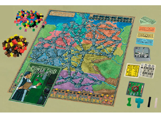 Power Grid Brætspil Recharged-version 