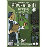 Power Grid Northern Europe Expansion Inkluderer Storbritannien + Irland