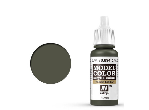 Vallejo Model Color Camo Olive Green Svarer til XF-65 | XF-67 