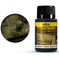 Vallejo Mud Thick Mud Black - 40 ml 
