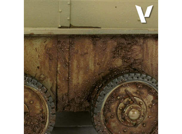 Vallejo Texture Brown Mud 200 ml Thick Mud Texture Acrylic 