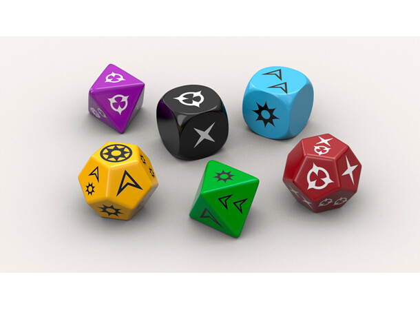 Genesys RPG Dice Pack Ekstra Dice Set til Genesys 
