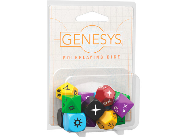 Genesys RPG Dice Pack Ekstra Dice Set til Genesys 