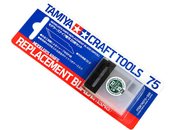 Knivblad Replacement Blade 25 stk til Tamiya Modelers Knife 