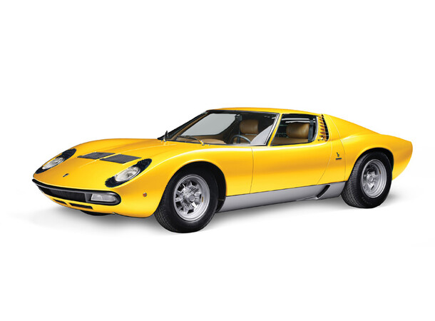 Lamborghini Miura Startersæt Italeri 1:24 byggesæt 