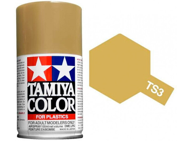 Tamiya Airspray TS-3 Mørk gul Tamiya 85003 - 100 ml 