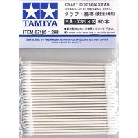 Tamiya Craft bomuldspinde - 50 stk Ekstra små vatpinde