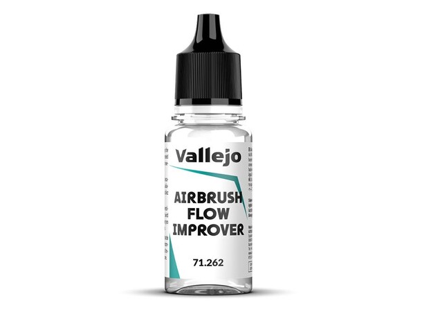 Vallejo Airbrush Flow Improver 17 ml Dyse med dråbetæller – Undgå udtørring 