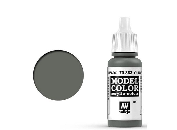 Vallejo Model Color Gun Metal 17 ml 