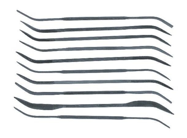 Fil Buet Curved File Set - 10 stk Vallejo 