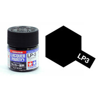 Lakmaling LP-3 Flat Black Matt Tamiya 82103 - 10 ml