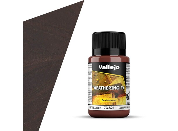 Vallejo Environment Rust Texture - 40 ml Weathering Effects - Acrylic 