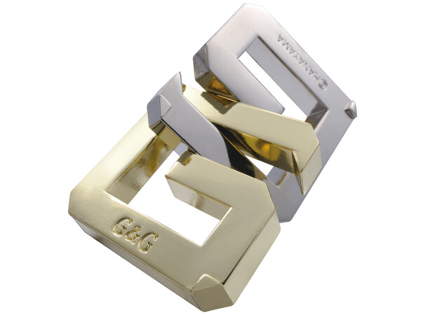 Cast Puzzle 3/6 G&G tankespil i metal Sværhedsgrad 3/6 