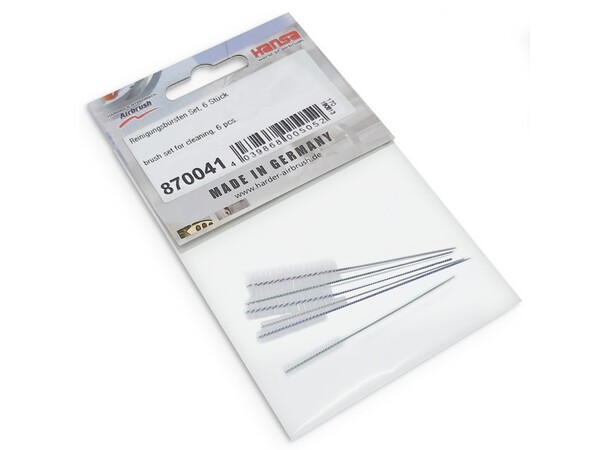 Mini Clean Brushes Rensesæt Airbrush 6 rengøringsbørster Harder & Steenbeck 