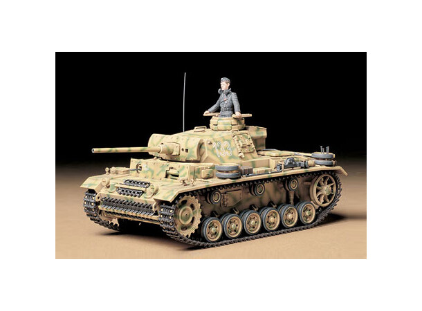 Panzerkampfwagen III Ausf.L Sd.Kfz141/1 Tamiya 1:35 byggesæt 