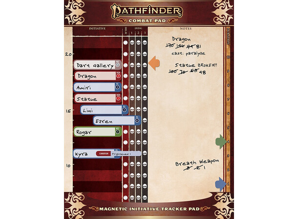 Pathfinder RPG Combat Pad Second Edition 