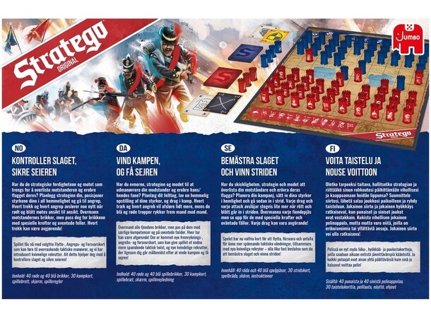 Stratego Original Brætspil Dansk udgave 
