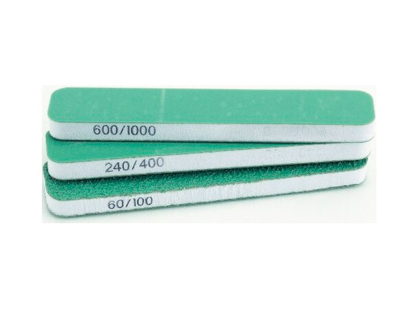 Vallejo Dual Grit Flexi Sanders 3 stk Dobbeltsidige slibeklodser - 90x19x6 mm 